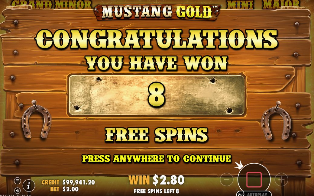 Free Spins round, special reels with more Money Symbols