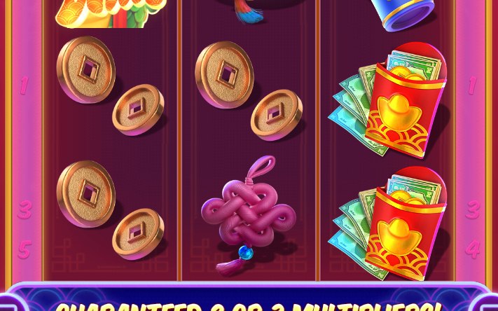 Fortune Dragon Feature screen with its Fortune Spins
