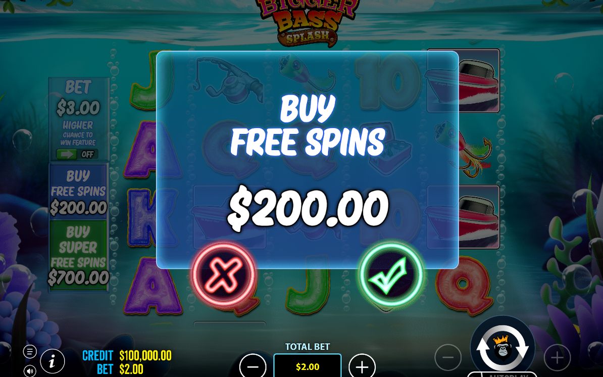 Bonus round with MONEY fish values on the reels