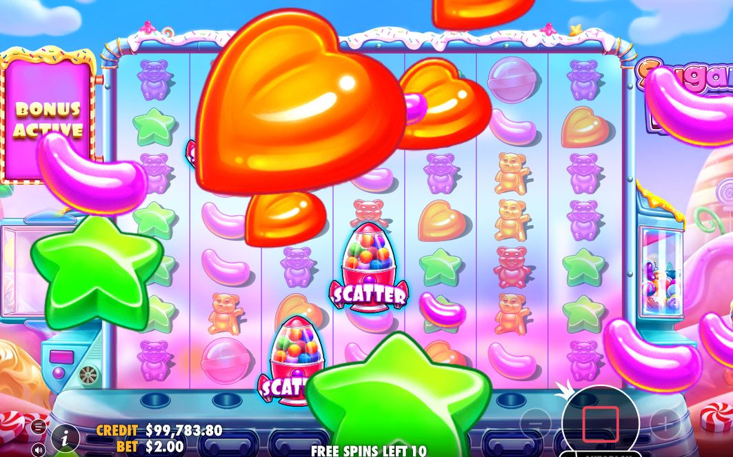Special reels spin while CREDIT stays frozen in Free Spins